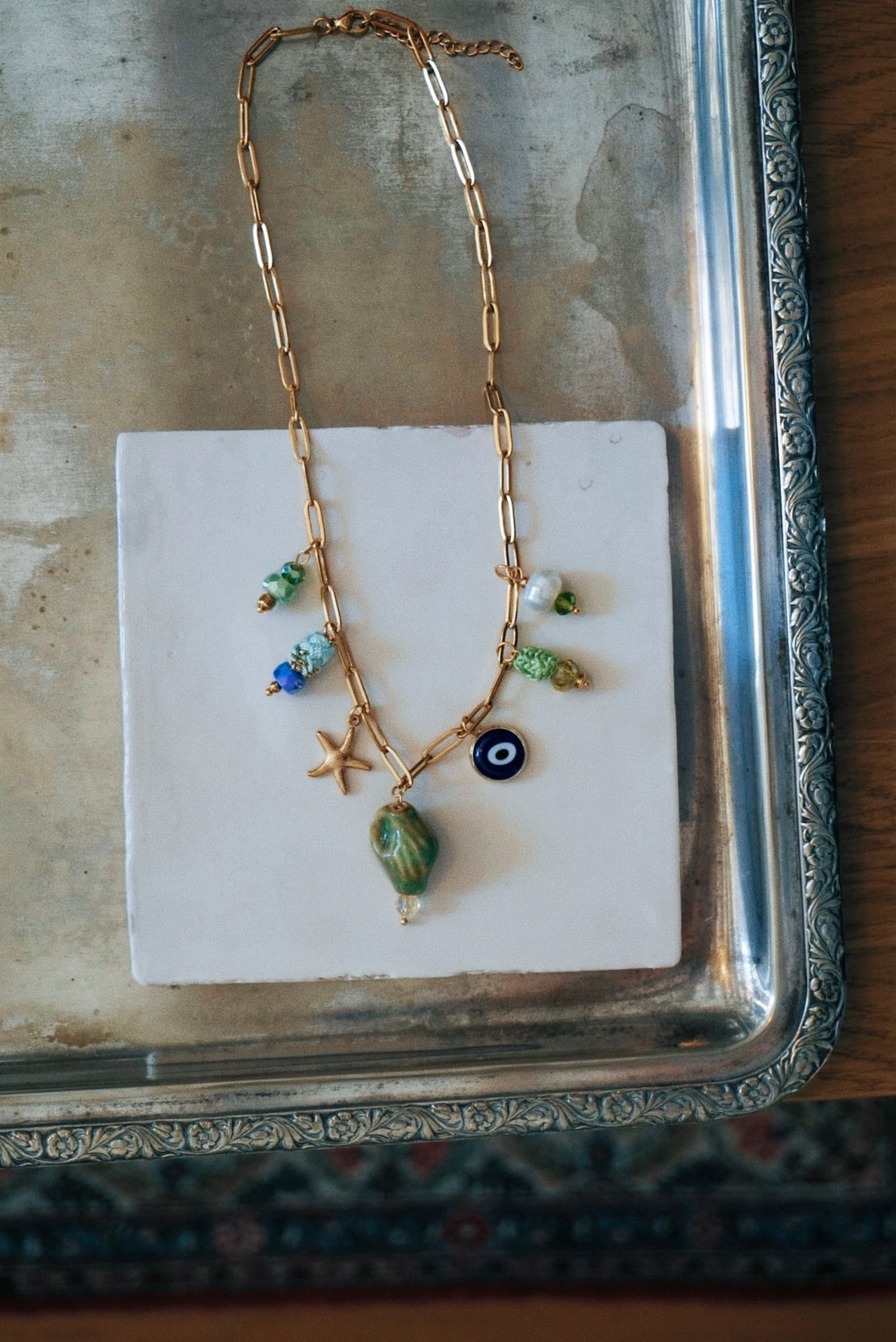 Ocean Treasure Charm Necklace