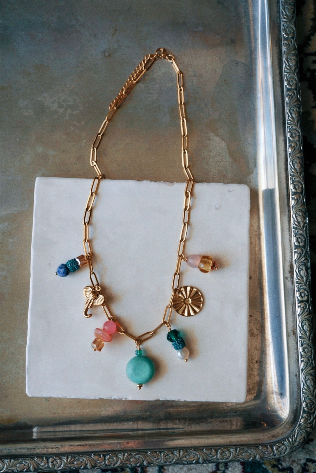 Mermaid's Keepsake Charm Necklace
