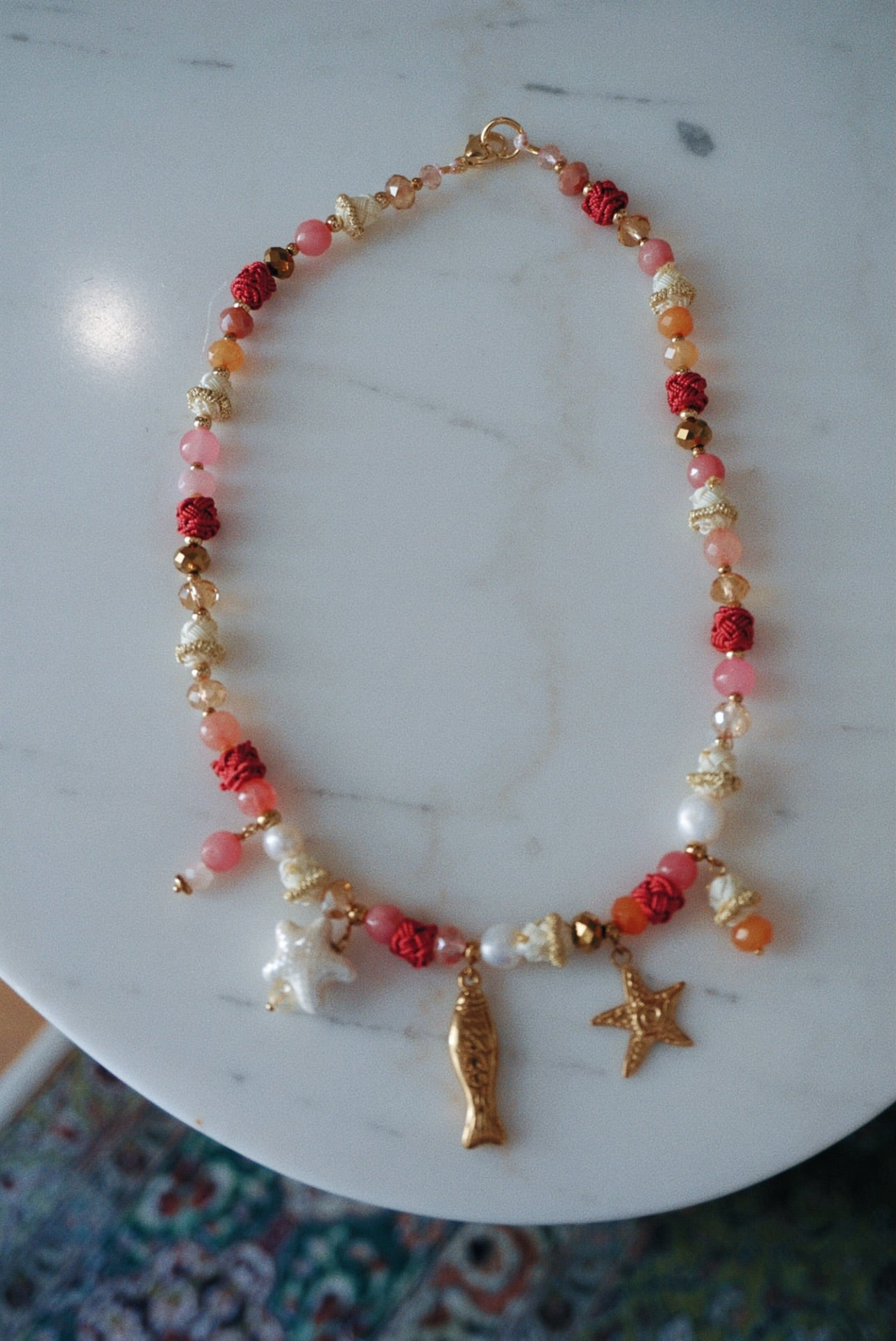Coral Coast Charm Necklace