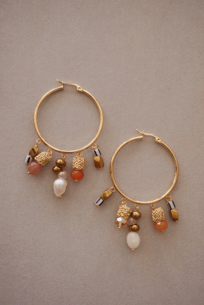 Golden Hour Hoop Earrings