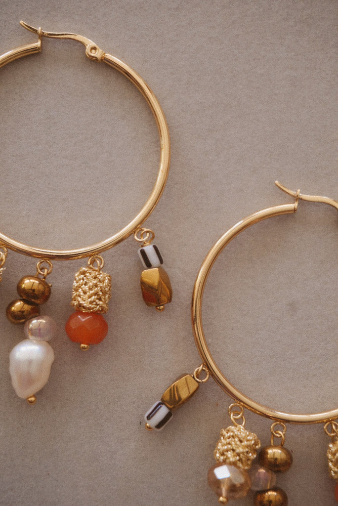 Golden Hour Hoop Earrings