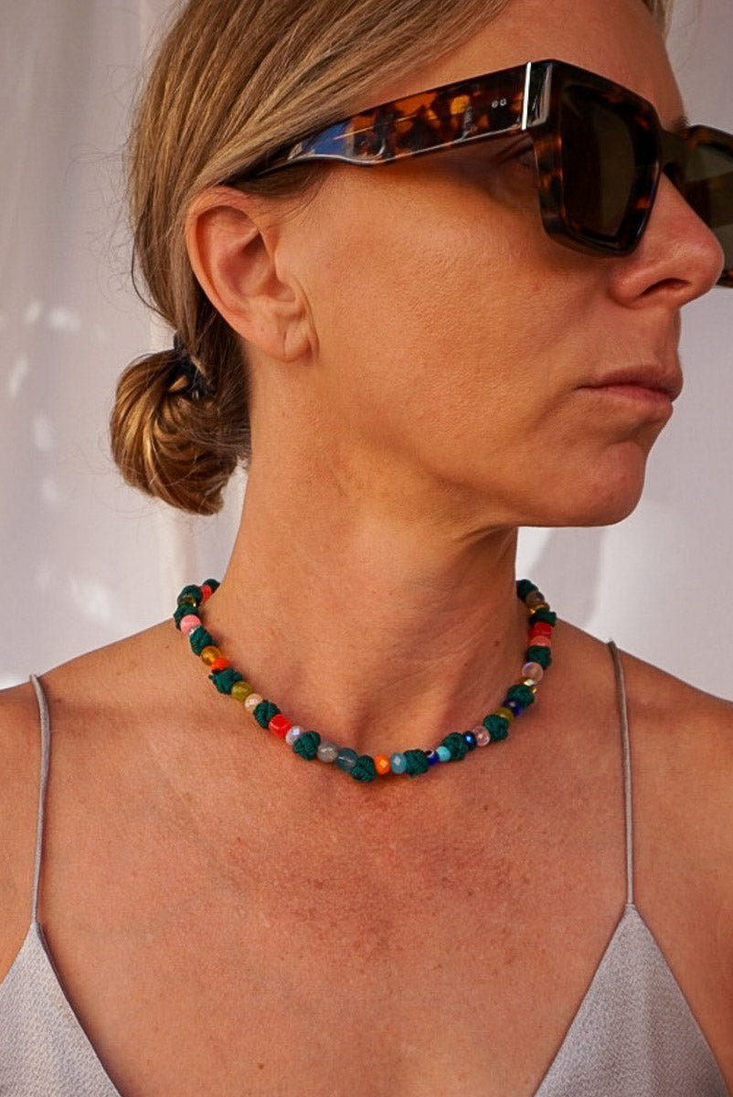 Petroleum Green Necklace