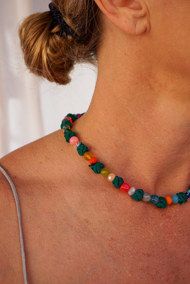 Petroleum Green Necklace