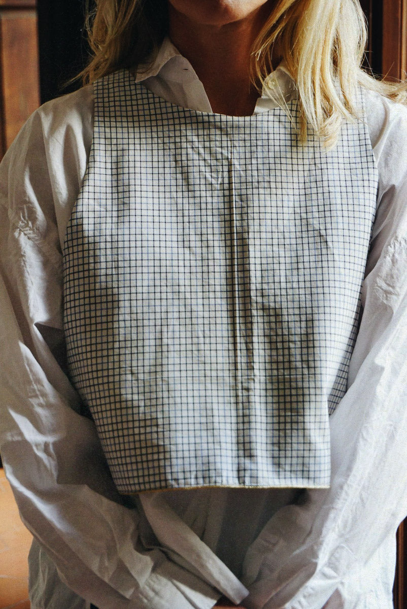 Reversible Side Tie Top Green & Blue
