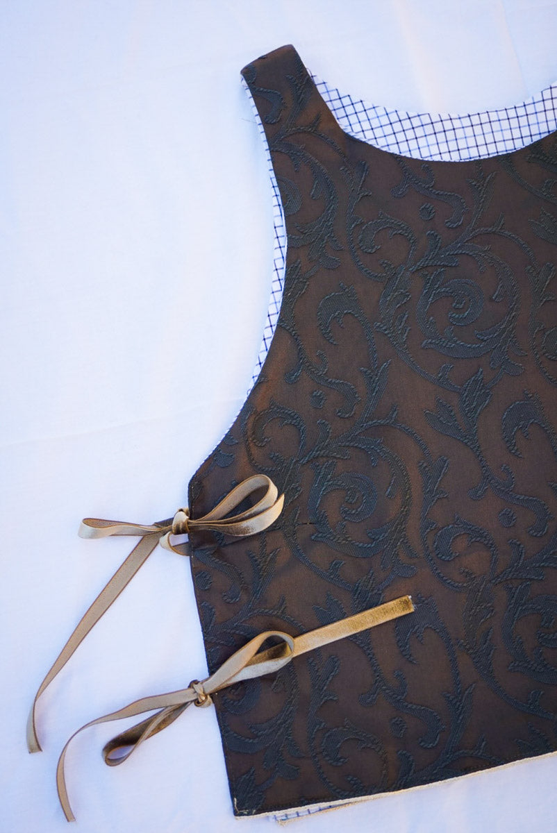 Reversible Side Tie Top Green & Blue