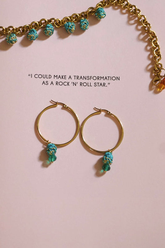 Rebel Rebel Hoop Earrings