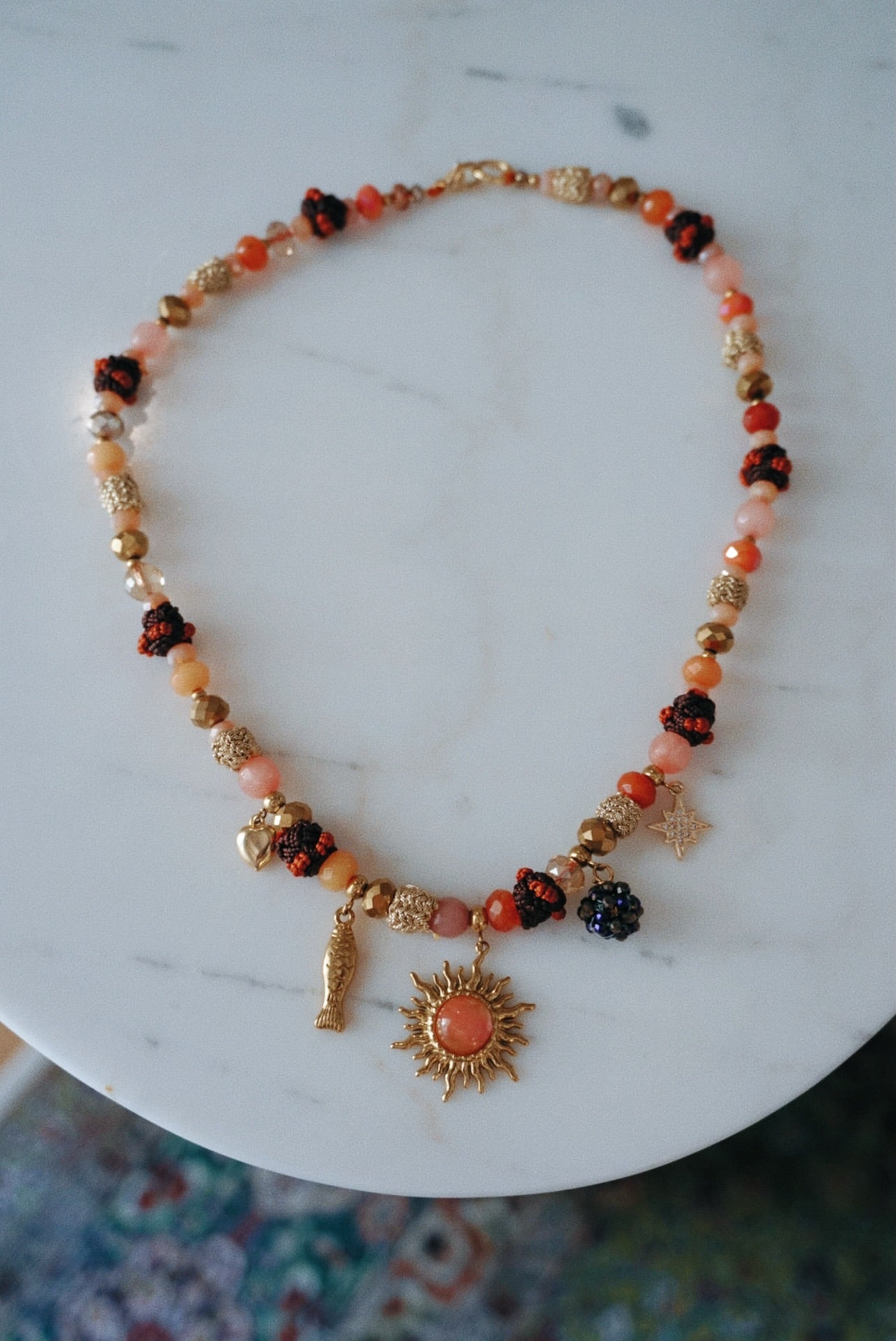 Golden Hour Charm Necklace