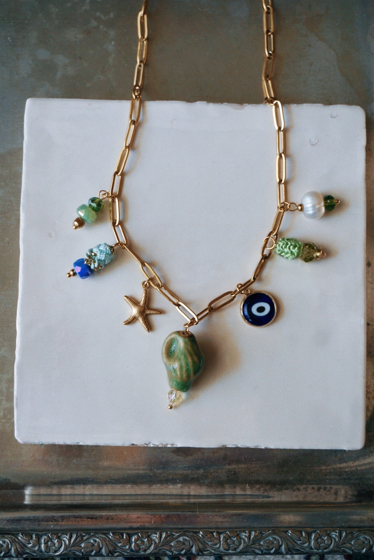 Ocean Treasure Charm Necklace