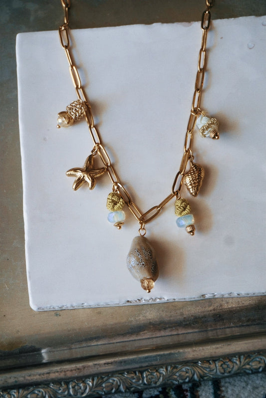 Salt & Sand Charm Necklace