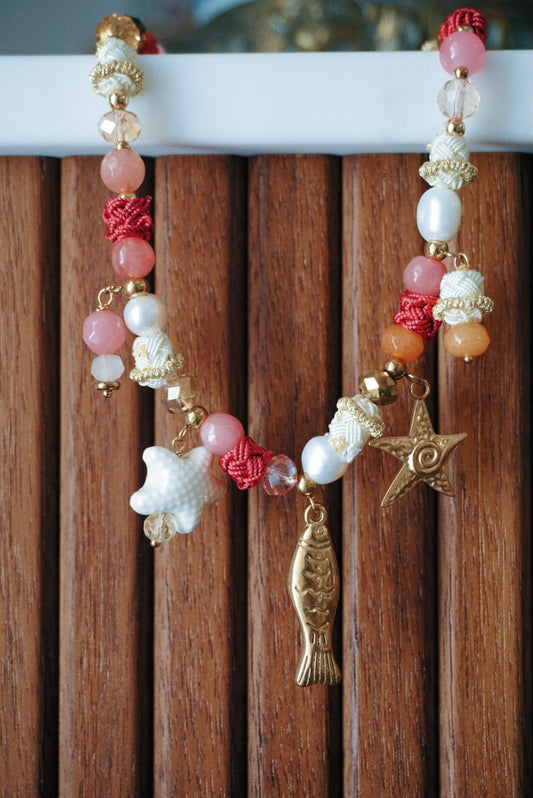 Coral Coast Charm Necklace