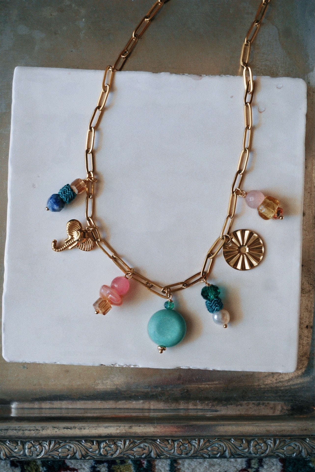 Mermaid's Keepsake Charm Necklace