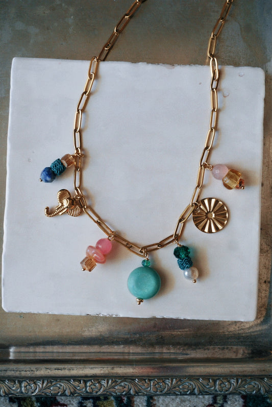 Mermaid's Keepsake Charm Necklace
