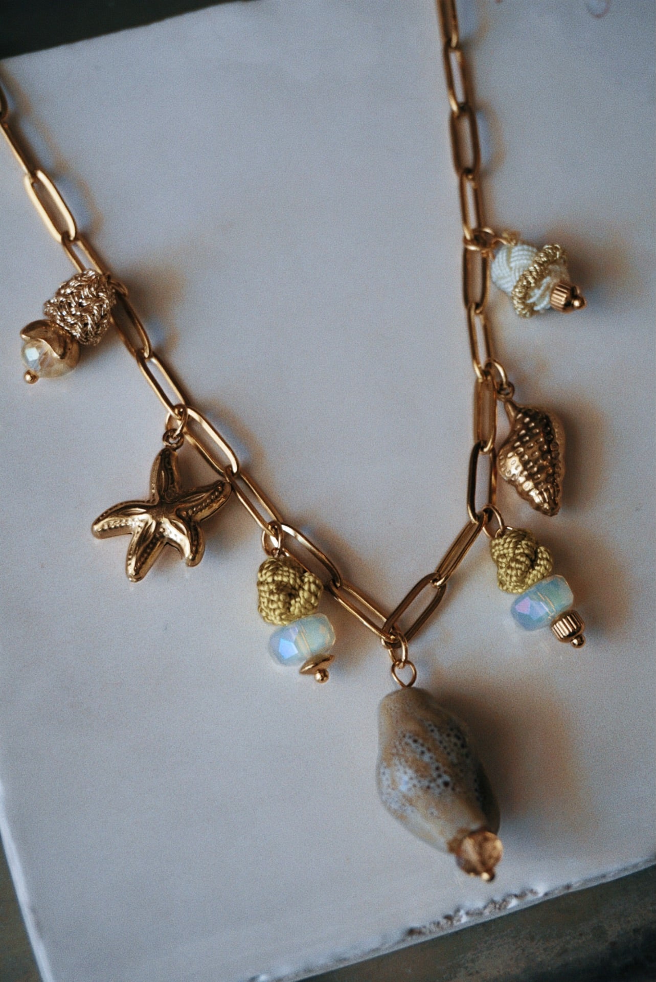 Salt & Sand Charm Necklace