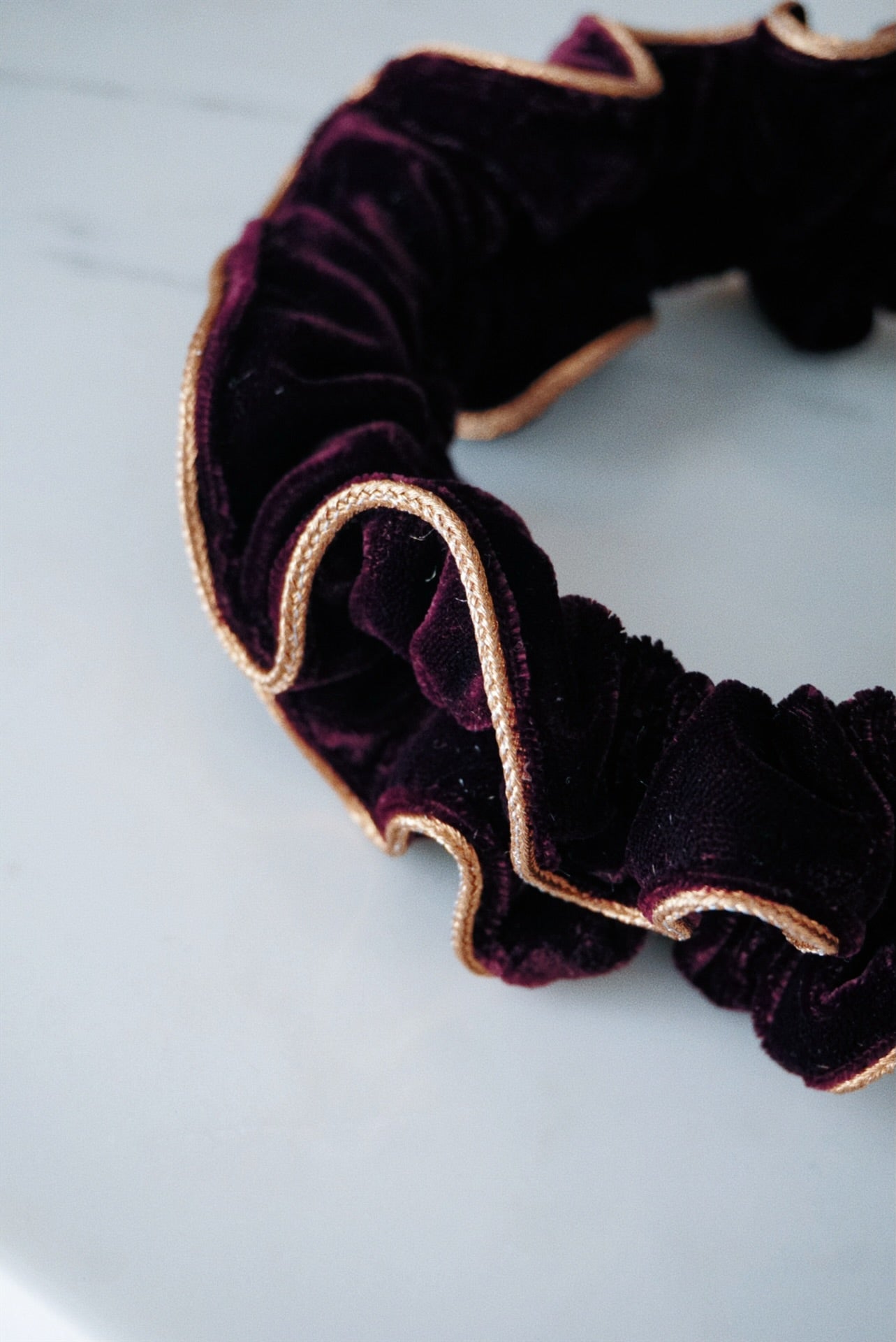 Plum Society Velvet Bag