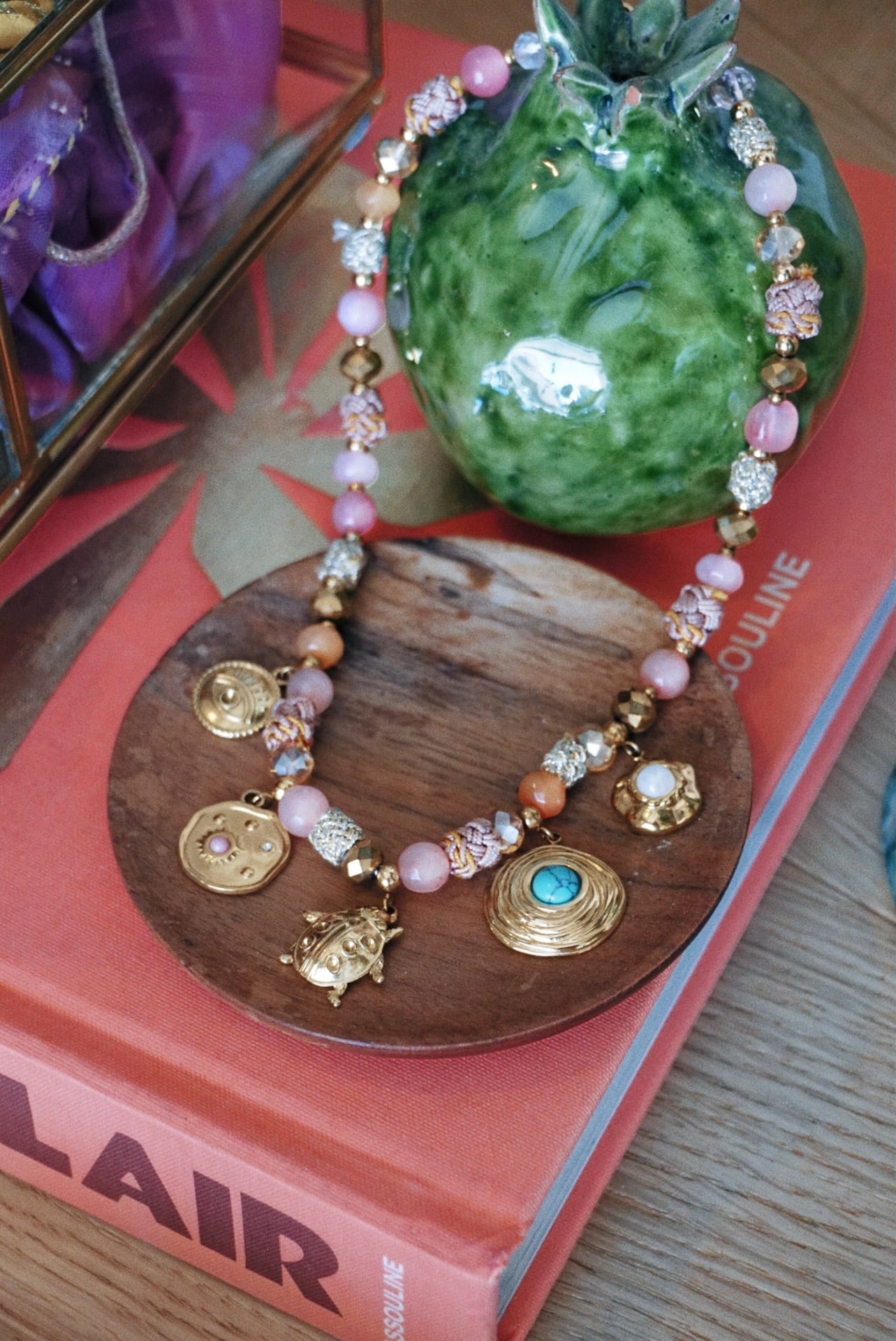 Ladybird Treasure Charm Necklace