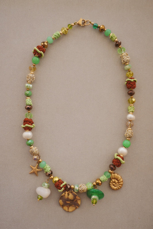 Forest Echo Charm Necklace