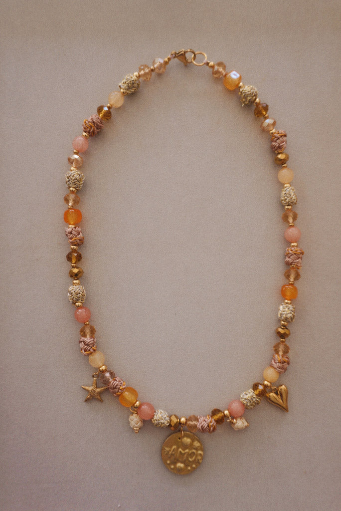 Golden Hour Charm Necklace
