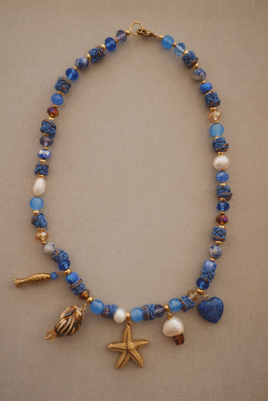 Sea Whispers Charm Necklace