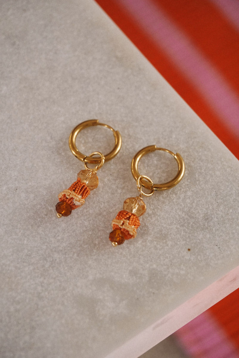 Mandarine Pendant Earrings