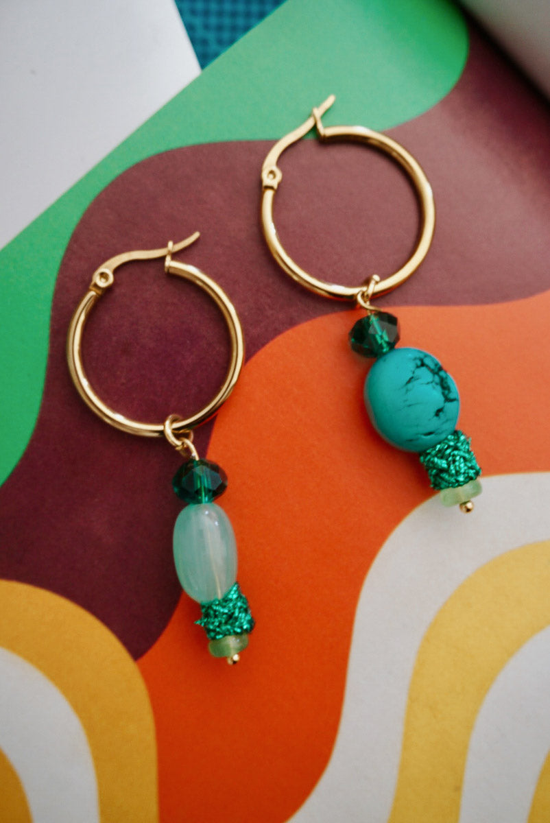 Mojito Hoop Earrings