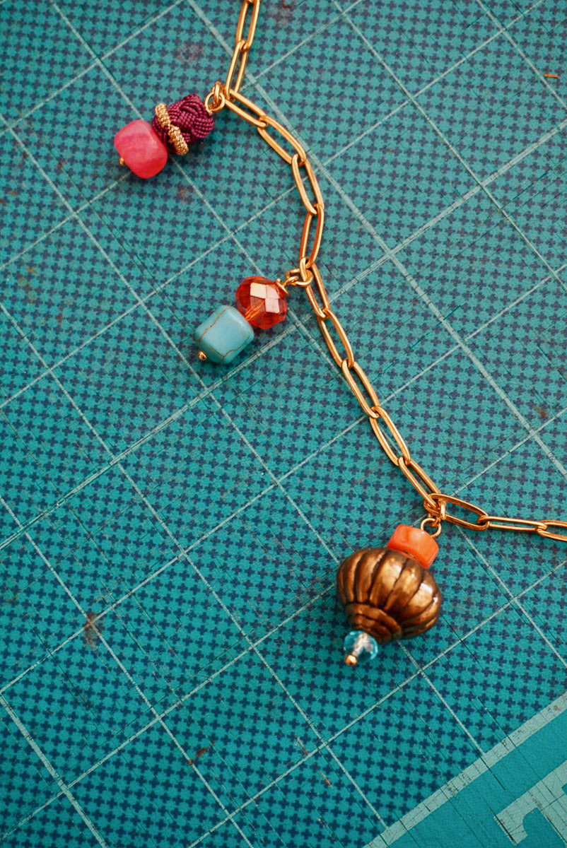 Tutti Frutti Charm Necklace