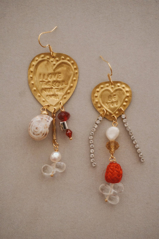 I Love The Soul Not The Shell Earrings